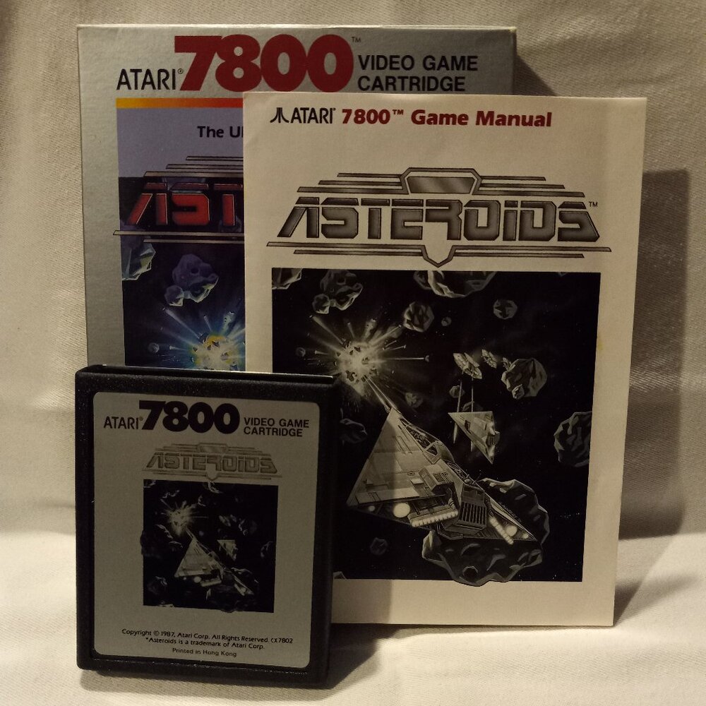 ASTEROIDS CIB - ATARI 7800 UN-Tested - Picture 6 of 6